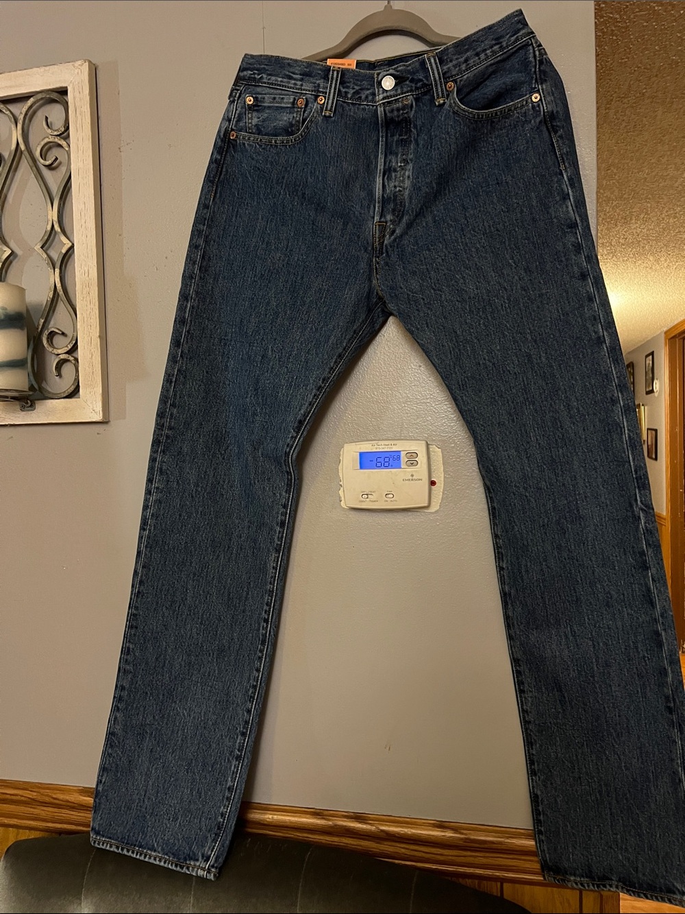 Levi's 501 Men's Dark Indigo Straight Jeans